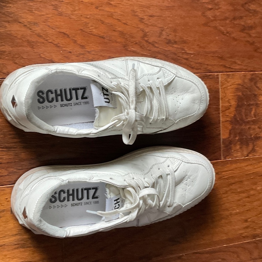 SCHUTZ Kids Cream Sneakers